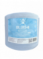 MIFES Салфетки бумажные двухслойные BLUEMI синие 22x38 см, рулон, 500 штук
