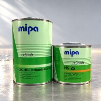 MIPA Бесцветный акриловый лак 2K-HS-Carbonic-Klarlack, 1л + 0.5 отв.