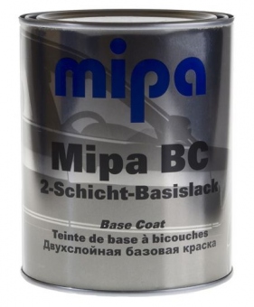 MIPA Эмаль (краска) базовая SUPER BLACK (цвет: глубокий черный) 1л