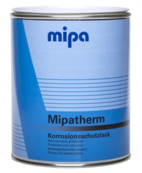 MIPA Эмаль (краска) Mipatherm термостойкая, антикоррозионная серебристая 800°C, 750мл