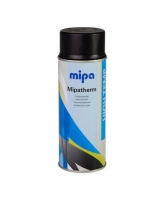 MIPA Эмаль (краска) Mipatherm термостойкая, антикоррозионная черная 800°C, в аэрозоле 400мл