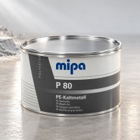 MIPA Шпатлевка твердая жаростойкая P 80 Kaltmetall 1кг