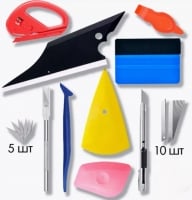 Набор инструментов для тонировки и пленки, 24 предмета.