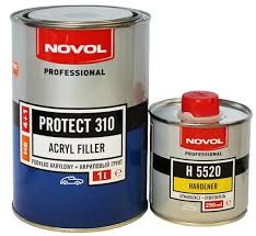 Novol Акриловый грунт-наполнитель Protect 310 4+1 HS серый 1л.+0,25л