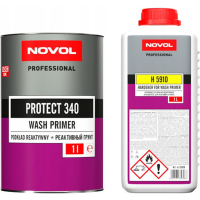 Novol Двухкомпонентный реактивный грунт Protect 340 WASH PRIMER 1+1л