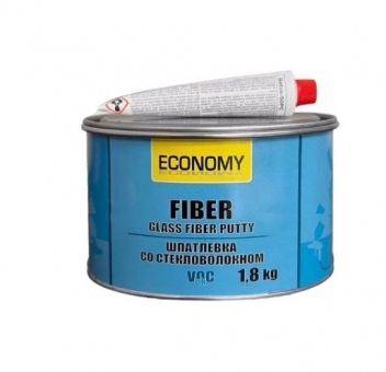 NOVOL Универсальная полиэфирная шпатлевка со стекловолокном ECONOMY FIBER 1.8кг.