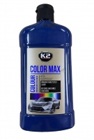 K2 Цветная восковая полировальная паста COLOR MAX, темно-синяя, 500мл