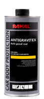 RANAL Антигравийное покрытие, cредство для защиты кузова ANTIGRAVITEX 1,85кг, цвет: черный