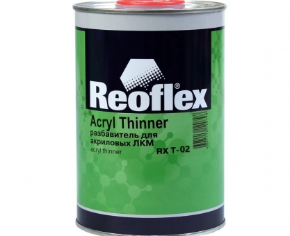 REOFLEX Разбавитель для акриловых красок (эмалей) Acryl Thinner медленный 1л