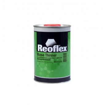 REOFLEX Разбавитель для базовых красок (эмалей) Base Thinner медленный 1л