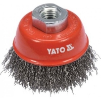 YATO Щётка-крацовка чашка мягкая 65мм М14 INOX