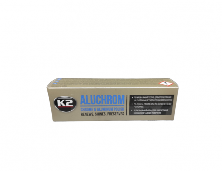 K2 Полировальная паста ALUCHROM для хромированных деталей, 120g