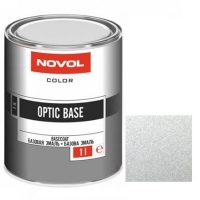 NOVOL Эмаль (краска) базовая DAEWOO 92U (Skoda 9102) Polysilver, Optic Base 1.0л