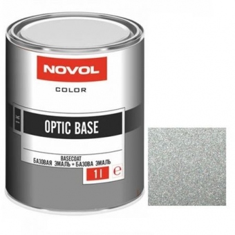 NOVOL Эмаль (краска) базовая LADA 640 Серебристый, Optic Base 1.0л