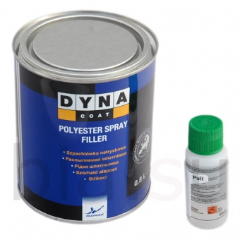 DYNACOAT Шпатлевка распыляемая (жидкая) Spray Filler, уп.0.8 л,
