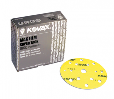 KOVAX Круг абразивный шлифовальный Maxfilm, 150 мм, 15 отверстий, Р320